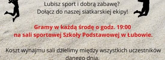 Zapraszamy na siatkówkę!