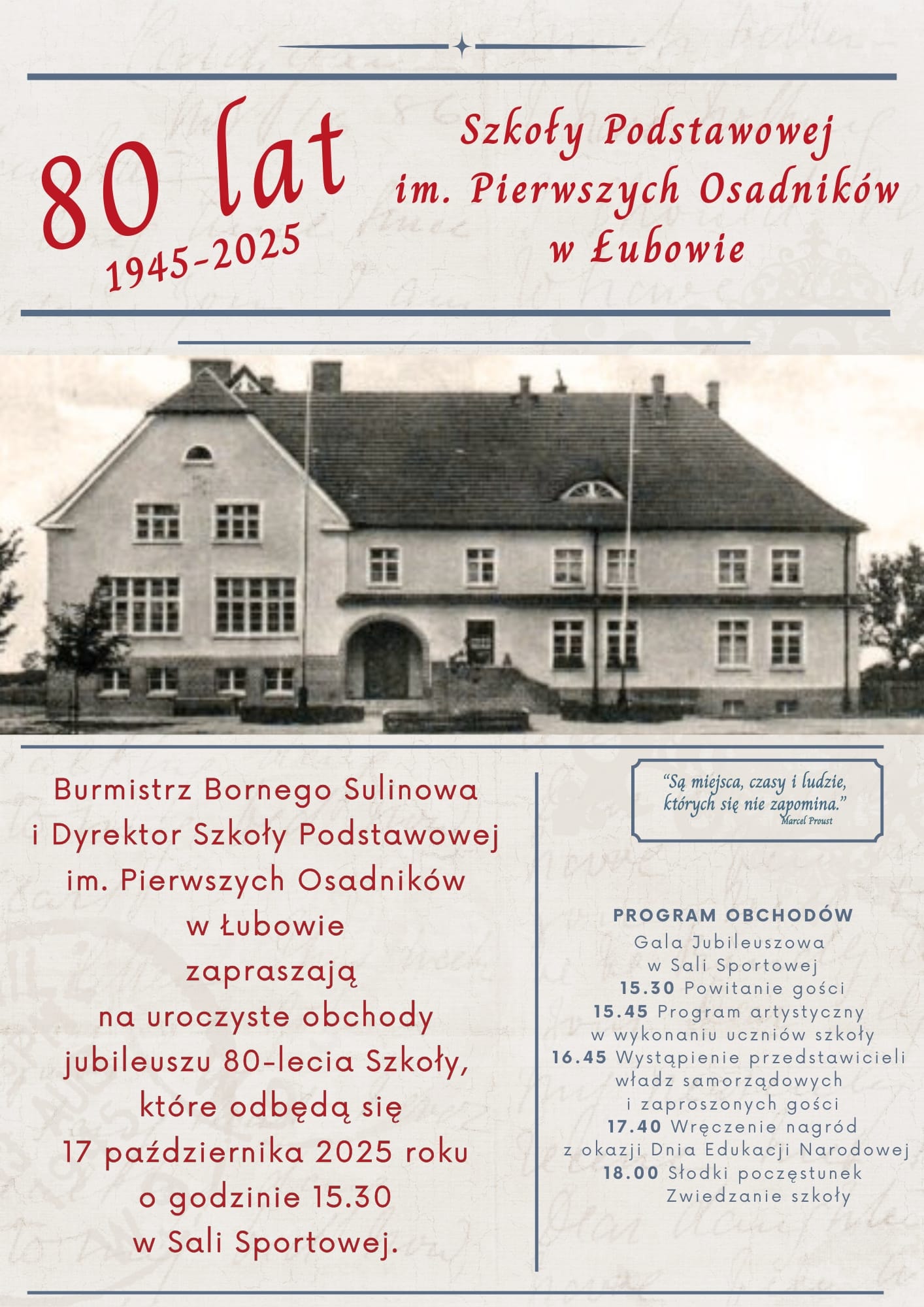 80-lecie Szkoły