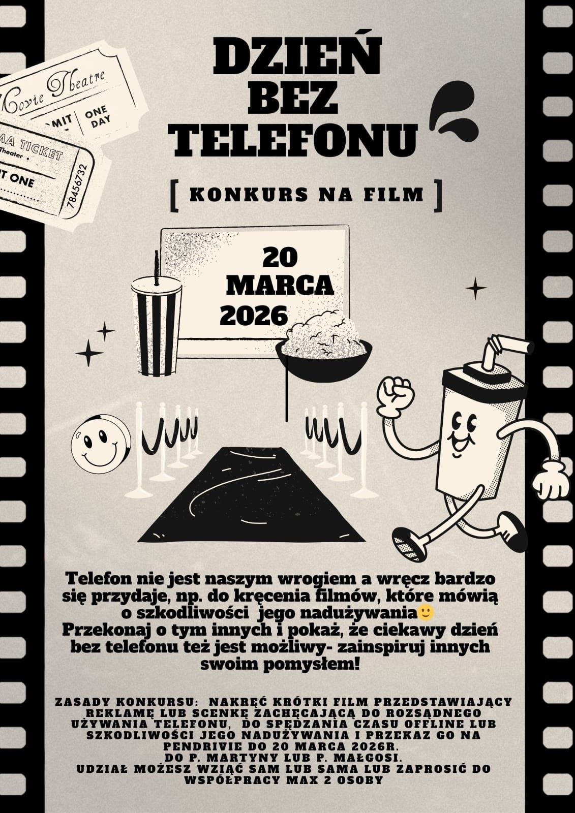 Konkurs na film "Dzień bez telefonu"