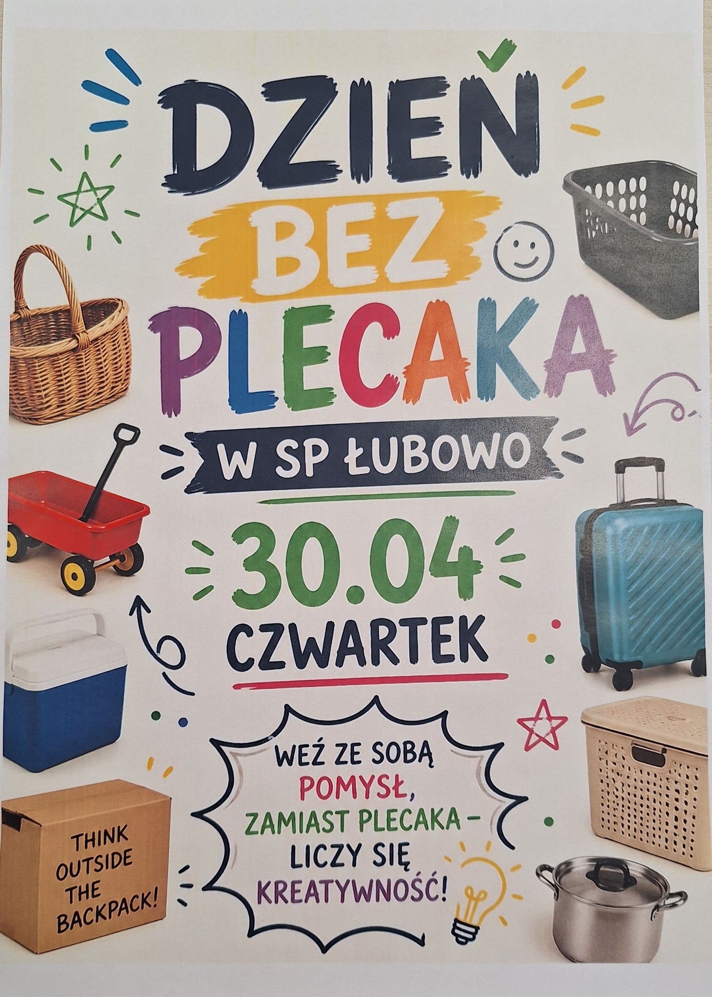 Dzień bez plecaka